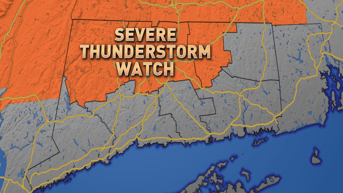 Severe Thunderstorm Warning Issued For Hartford and Tolland Counties ...