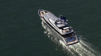 Aerial Views The Lady May Yacht Where Steve Bannon Was Arrested In The Long Island Sound Off Westbrook Nbc Connecticut