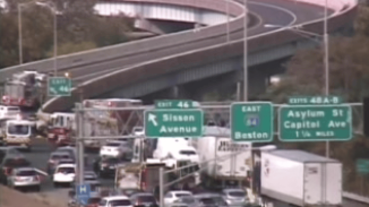 I-84 East Reopened After Multi-Car Crash in Hartford – NBC Connecticut