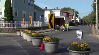 Planters to slow traffic in Hartford