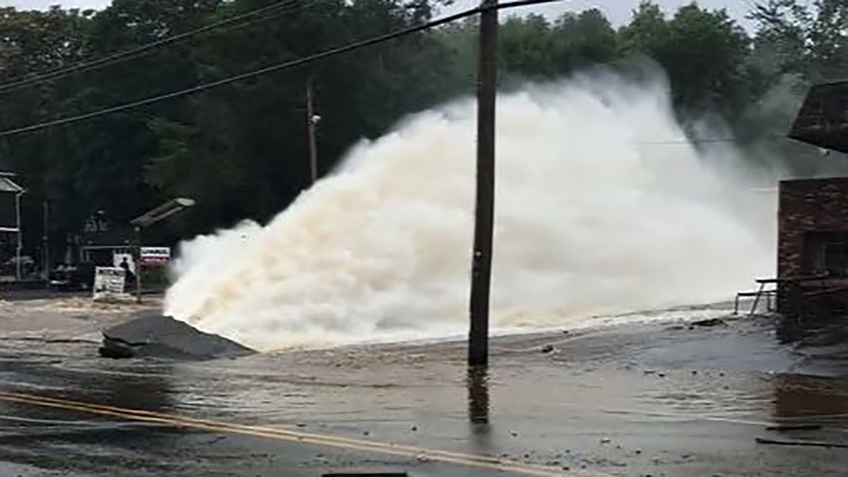 Water Main Break in Waterbury Causes Road Closure, Detours – NBC ...