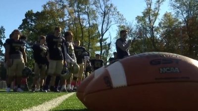 platt maloney square off in full contact high school football game nbc connecticut