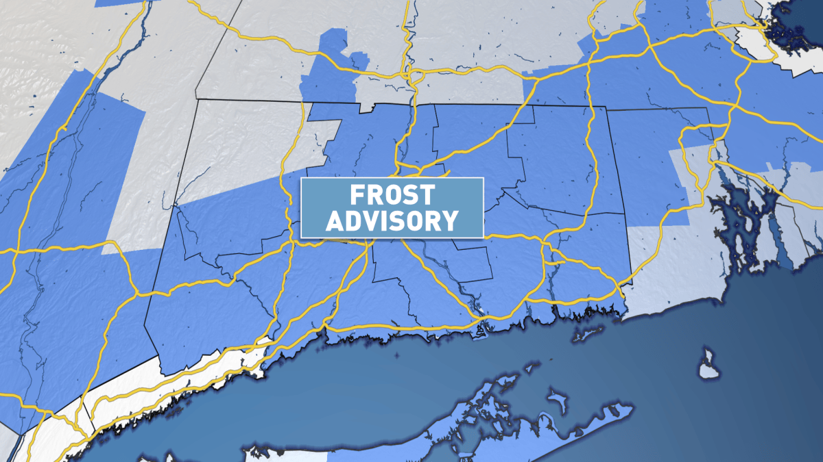 Frost Advisory: Chilly Conditions Tonight – NBC Connecticut