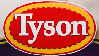 The Tyson Foods Inc. logo is seen on a package