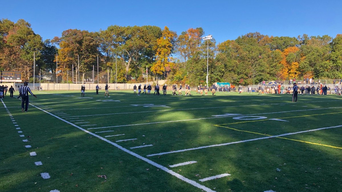 platt maloney square off in full contact high school football game nbc connecticut