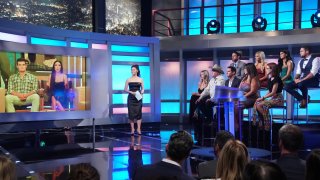 Host Julie Chen Moonves talks to the Jury of BIG BROTHER on the season finale