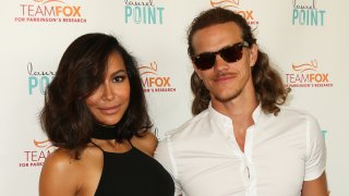 STUDIO CITY, CA - JULY 27: Actors Naya Rivera (L) and Ryan Dorsey (R) attend the "Raising The Bar To End Parkinson's" at Laurel Point on July 27, 2016 in Studio City, California.