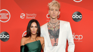 In this Nov. 22, 2020, file photo, Megan Fox and Machine Gun Kelly arrive at the 2020 American Music Awards, which was hosted by Taraji P. Henson and aired from the Microsoft Theater in Los Angeles on ABC.