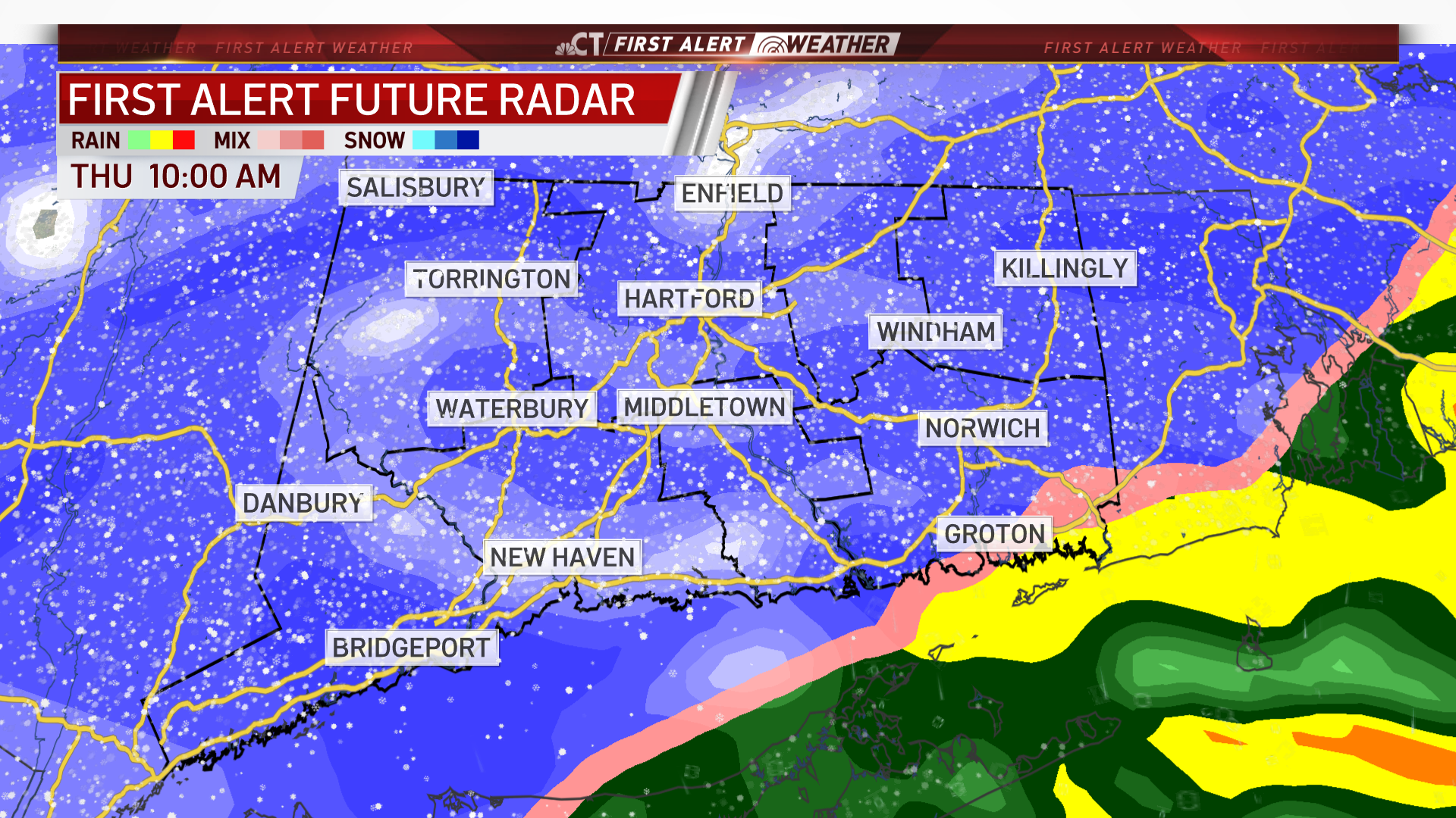 First Alert: Winter Storm Warning Issued For Most of Connecticut โ NBC