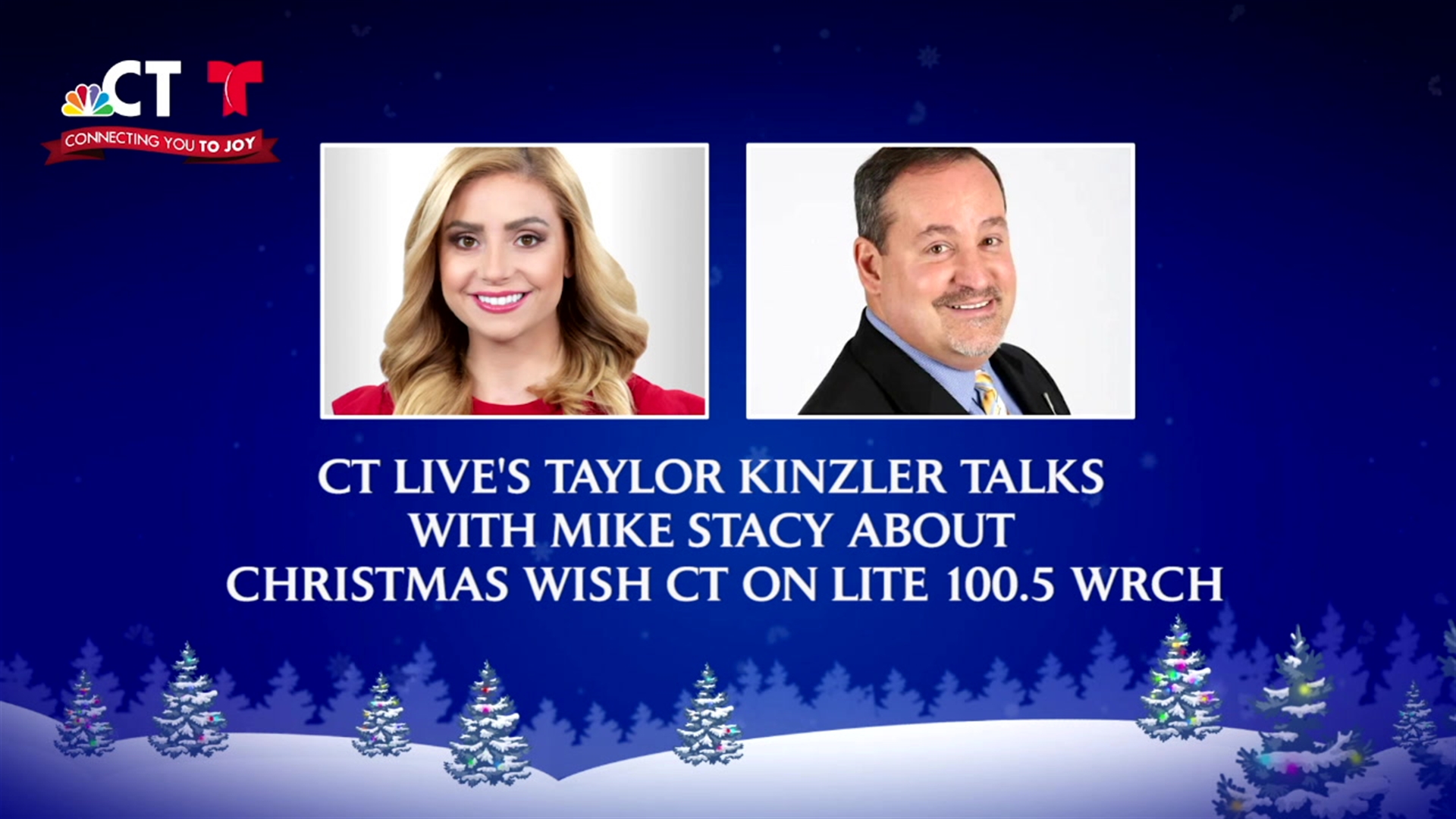 Taylor Kinzler Talks With Mike Stacy About Christmas Wish CT on Lite 100.5  WRCH