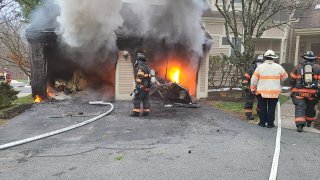 Fire at Sterling Woods Townhouse in Danbury
