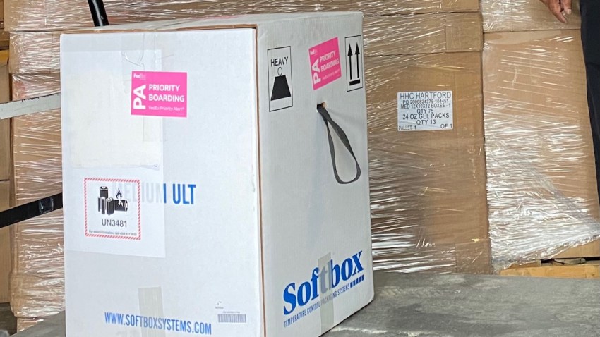 Pfizer COVID-19 Vaccine Arrives at Hartford Hospital