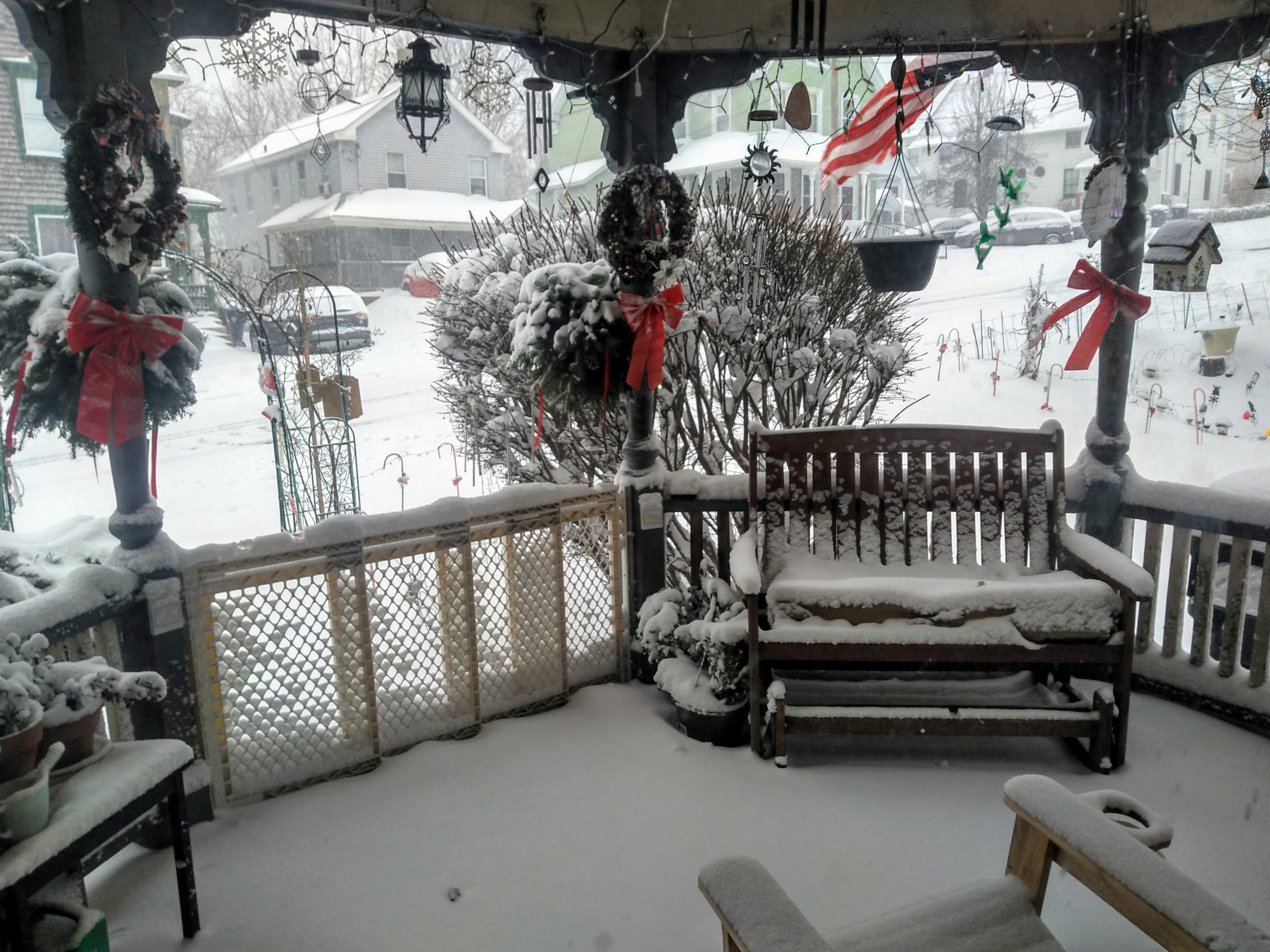 Frontveranda i Willimantic, Ct.