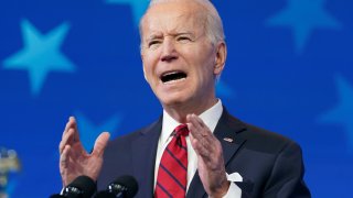 U.S. President-elect Joe Biden speaks about his plan to administer coronavirus disease (COVID-19) vaccines to the U.S. population during a news conference at Biden’s transition headquarters in Wilmington, Delaware, January 15, 2021.