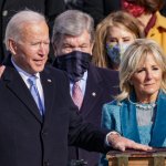 Joe Biden is sworn in as the 45th President of the United States during his inauguration on the West Front of the U.S. Capitol, Jan. 20, 2021, in Washington, D.C. (Alex Wong/Getty Images)