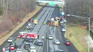 Crash on Interstate 84 in Southington