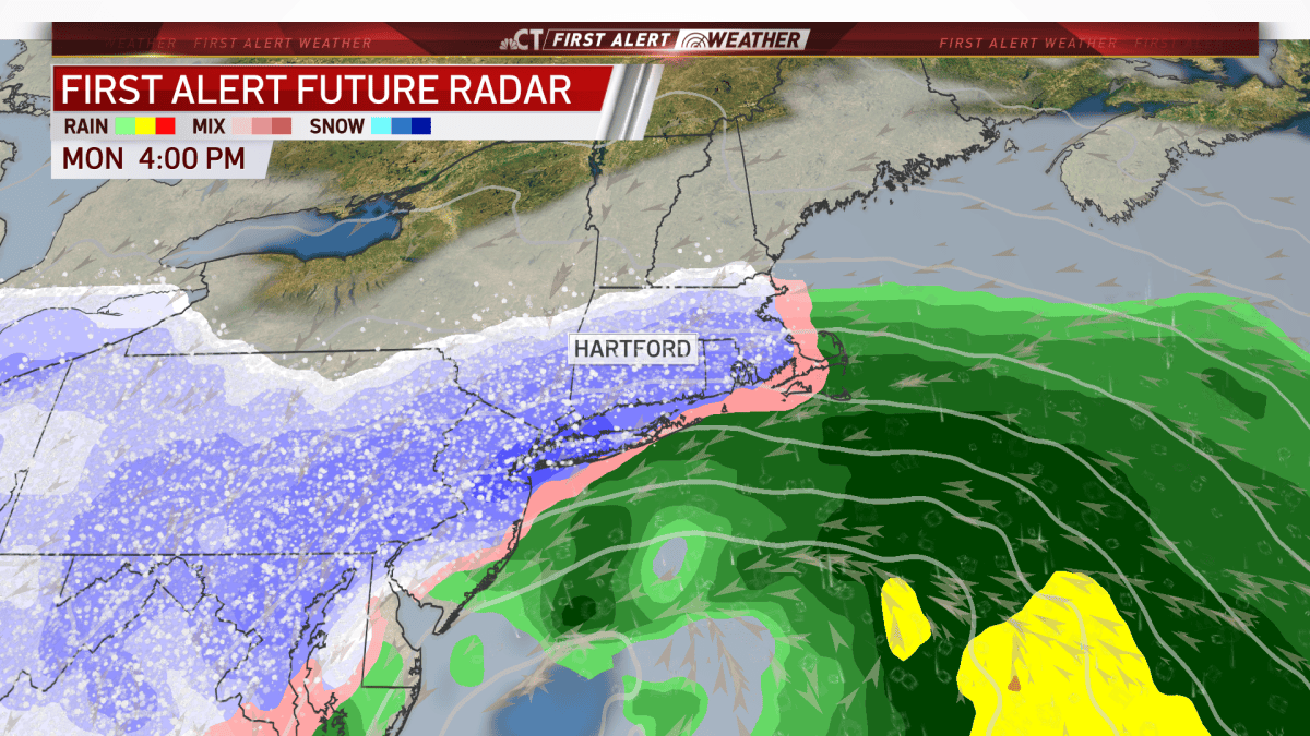 FIRST ALERT: Winter Storm Likely Impacts Conn. on Monday – NBC Connecticut