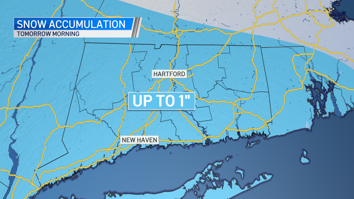 Snow Showers This Morning Could Lead to a Slick Commute – NBC Connecticut