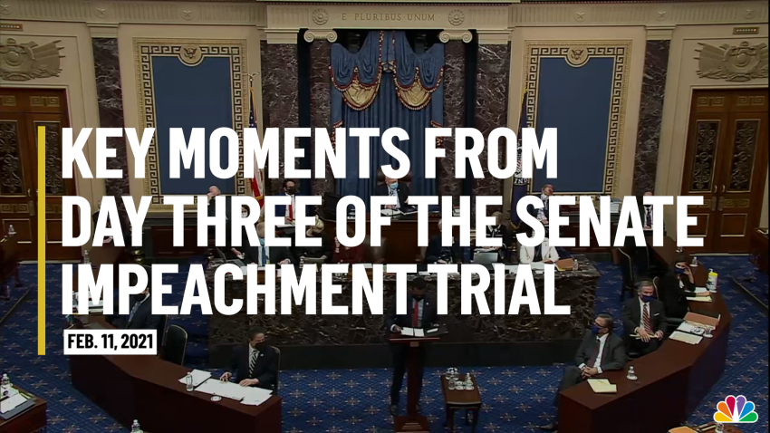 Key Moments from Day 3 of Trump's 2nd Impeachment Trial