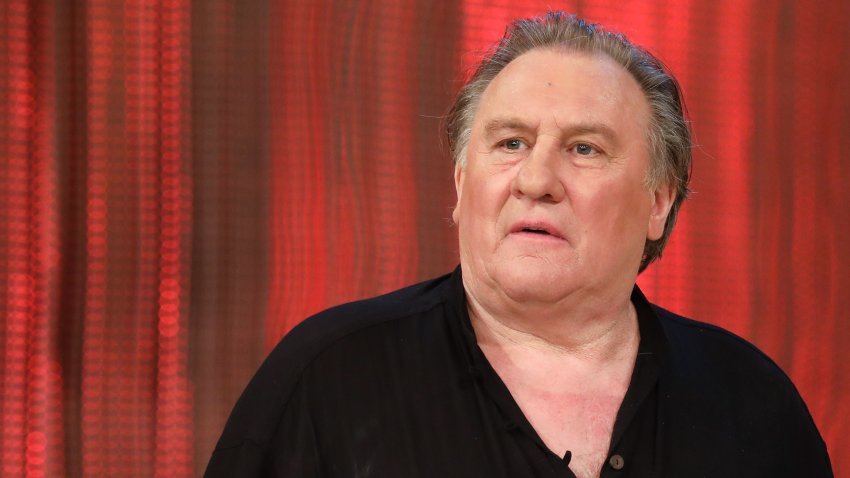 ROME, ITALY - APRIL 22: Gerard Depardieu attends the Italian TV show 'Ballando Con Le Stelle' at Auditorium Rai on April 22, 2017 in Rome, Italy.