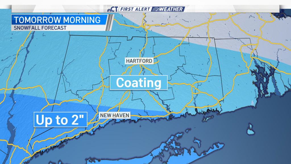 Tracking Light Snow For Thursday Morning Impact On Morning Commute Possible Nbc Connecticut