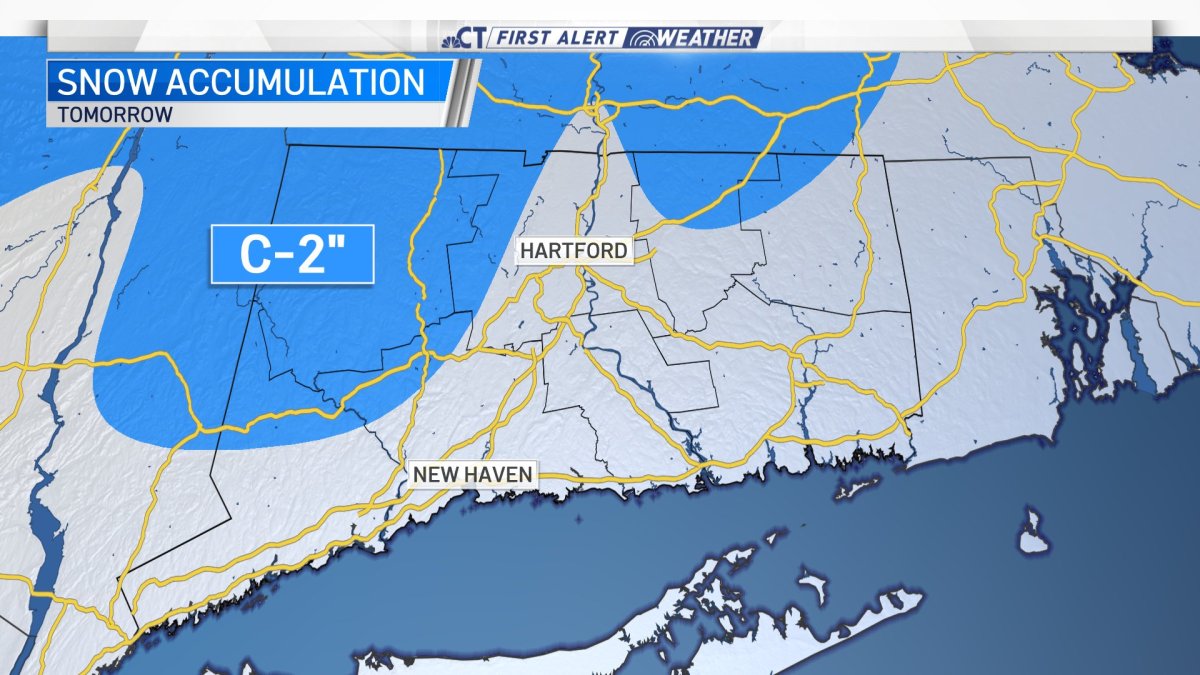 Wintry Mix, Rain, Light Snow All Possible Friday – NBC Connecticut
