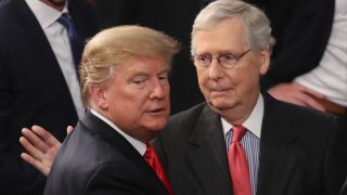 Donald Trump and Mitch McConnell