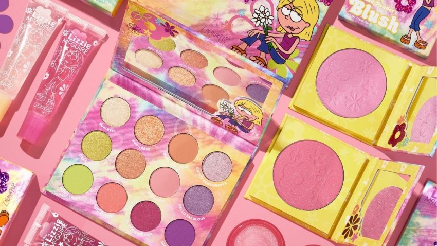 Disney’s Lizzie McGuire and ColourPop Cosmetics have teamed up for a makeup collection that was released on Friday, March 26, 2021.