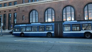 CT Transit bus in New Haven