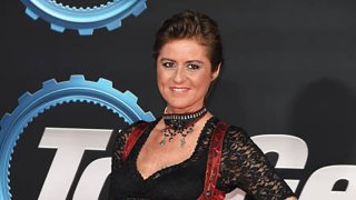 Sabine Schmitz attends the World Premiere of Series 28 of “Top Gear” at Odeon Luxe Leicester Square on Jan. 20, 2020 in London, England.