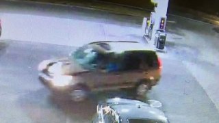 Police say the Honda CRV pictured above was involved in a deadly hit and run on Meriden Road Tuesday night.