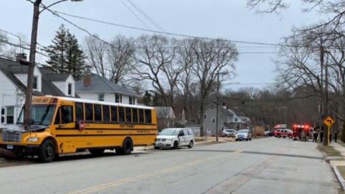 School Bus Crashes Into Utility Pole in New London – NBC Connecticut