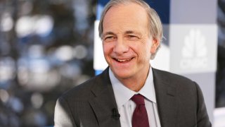 Ray Dalio, founder of investment firm Bridgewater Associates, speaking at the WEF in Davos, Switzerland, on January 22, 2019.