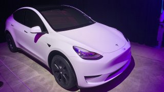 The new Tesla Model Y is introduced. Tesla has expanded its model range to include an SUV based on the current Model 3.