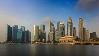 View of the Singapore Central Business District.