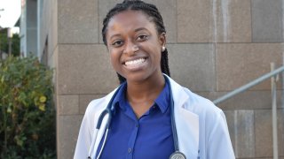 Chika Okeke is a med student at University California, Irvine School of Medicine. She is also a Leadership Education to Advance Diversity–African, Black, and Caribbean (LEAD-ABC) Scholar.