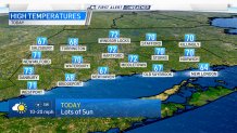 Photo of temperatures in the 70s in Connecticut