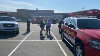 Fire at New London High School