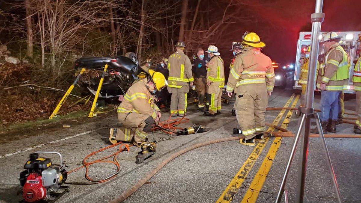 One Transported to Hospital After Car Rollover in Scotland NBC