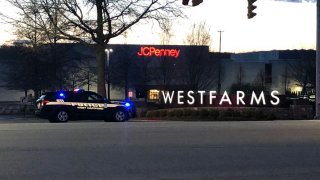 Police on scene at Westfarms.