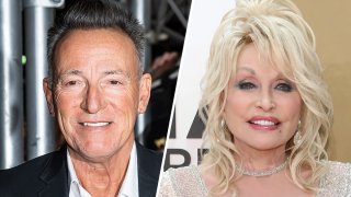 (Left) Bruce Springsteen, Dolly Parton.