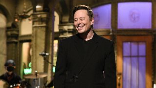 Host Elon Musk during the monologue on Saturday, May 8, 2021.