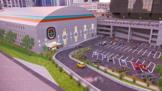 Rendering of Overtime Elite’s new basketball campus in Atlanta.