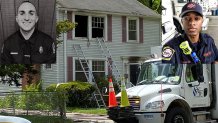 New Haven firefighter Ricardo Torres and LT Samod Rankins Fire on Valley Street in New Haven