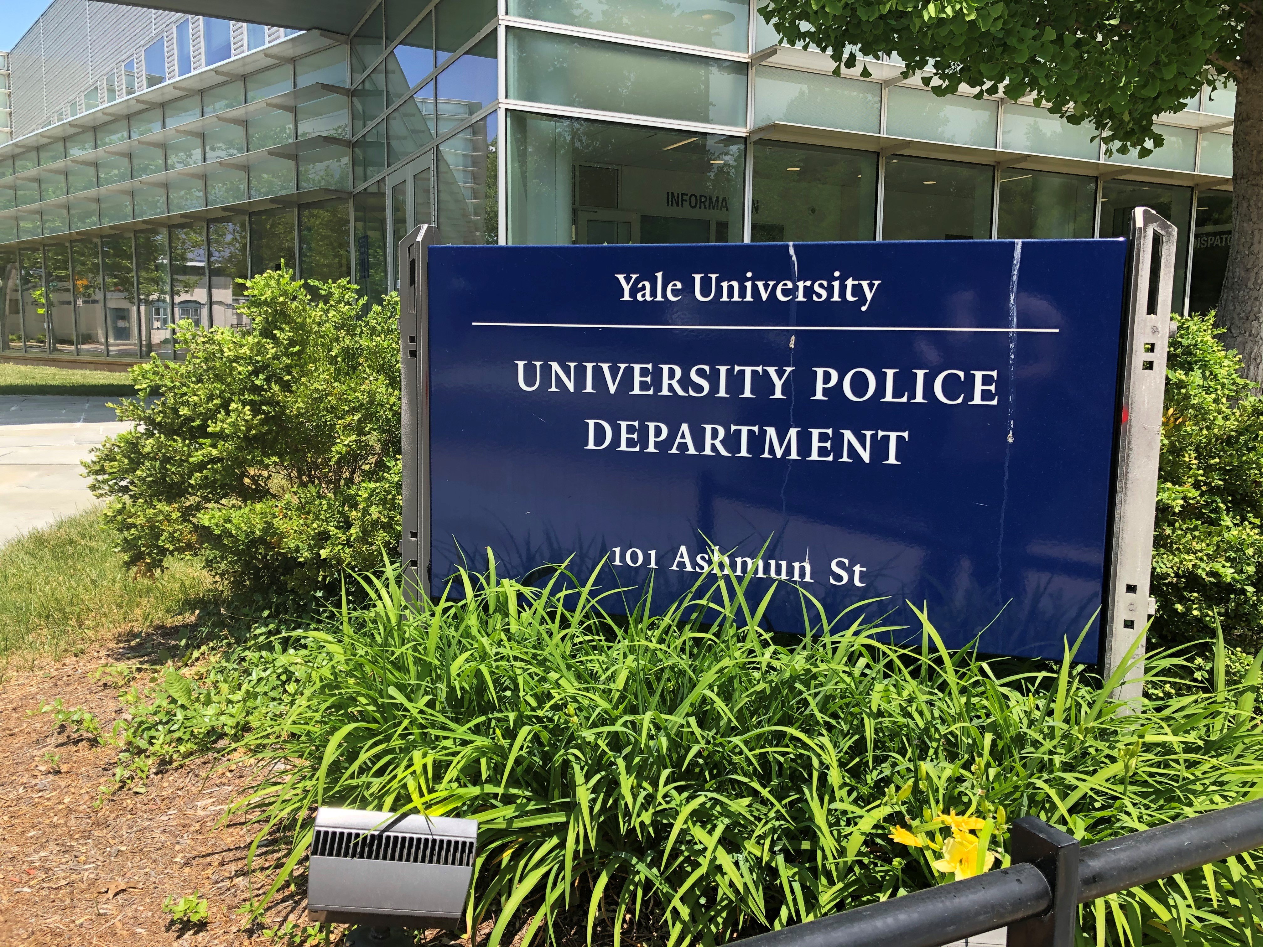 Yale police officer's gun discharges while trying to help person harming themselves in car