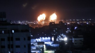 Israeli airstrikes target Gaza sites