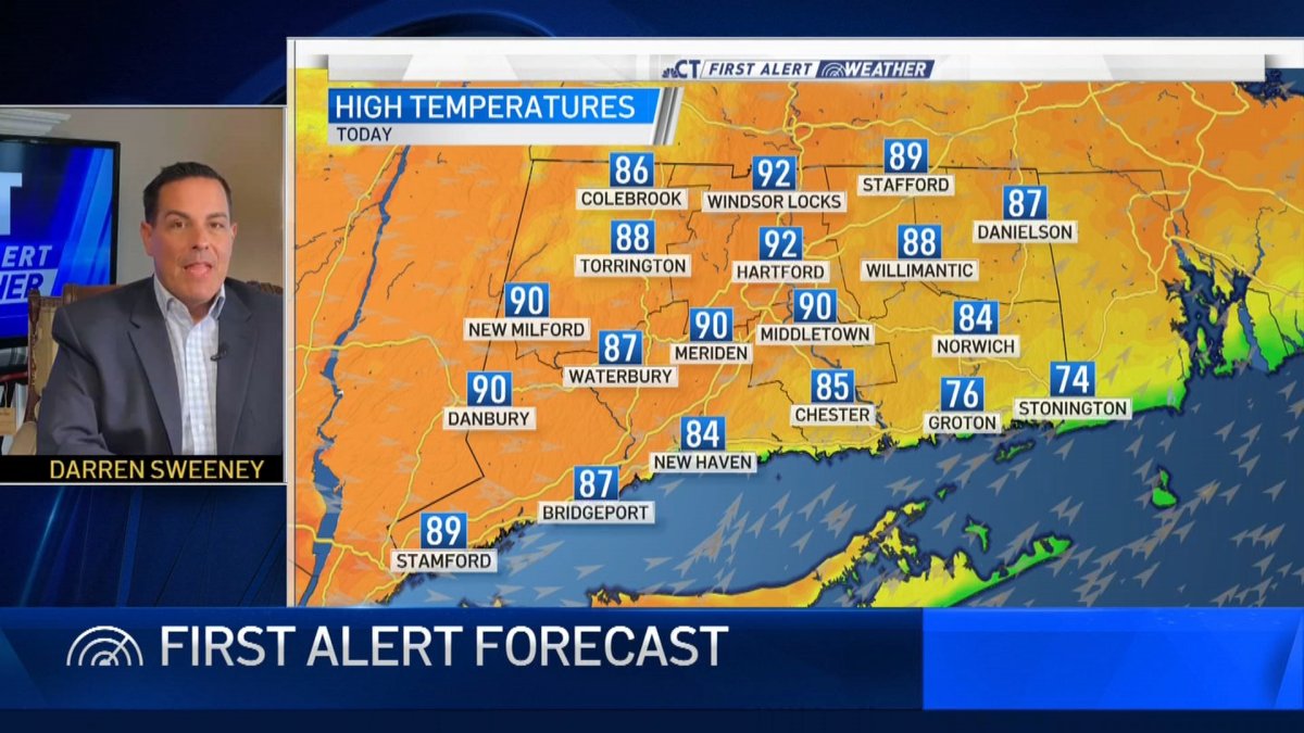Forecast for Saturday, June 5, 2021 NBC Connecticut