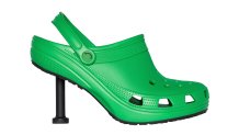 Balenciaga teamed up with Crocs to create these heels for its Spring 2022 collection.
