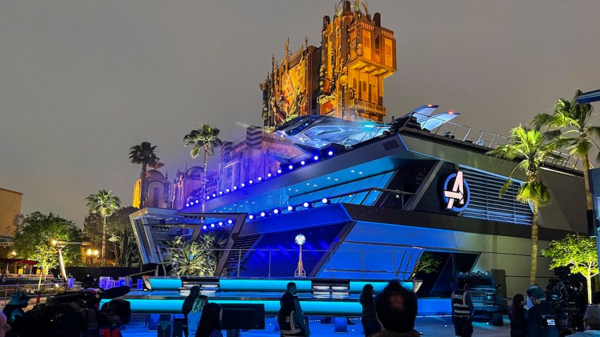 A view of the Avengers Campus at Disneyland California Adventure.