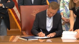 Governor Lamont signs budget on June 23 2021